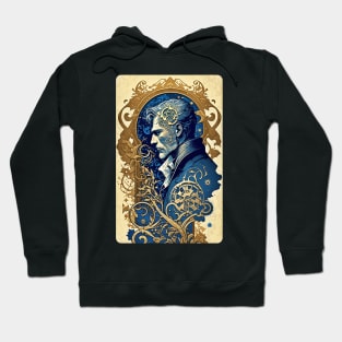 Steampunk Man - A fusion of old and new technology Hoodie